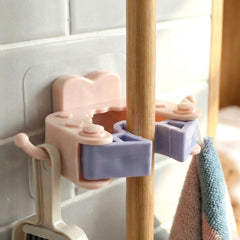 Strong Adhesive Holder Clip for Brooms and Mops