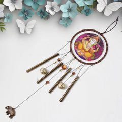 Ganesh Harmony wind chimes decorative detail