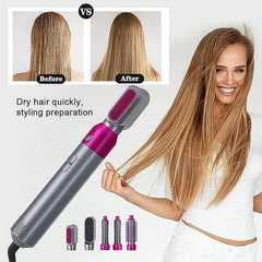 5 In 1 Hair Dryer Brush Velva Curl attachment