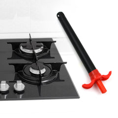 Ergonomic handle of stainless steel gas lighter