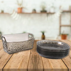 Durable RoyalDine plastic dinner plates