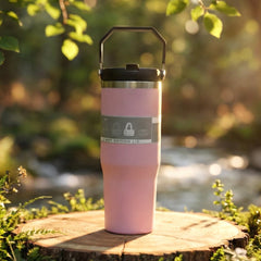 900 ML insulated travel tumbler, side view