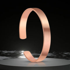 Rose Gold-Plated Open Cuff Bracelet