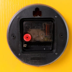 Chic Yellow Round Wall Clock