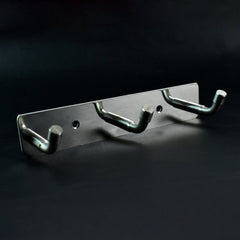 Stainless Steel Wall Mounted Coat 3 Hook Rack (14x3 / 1 Pc)