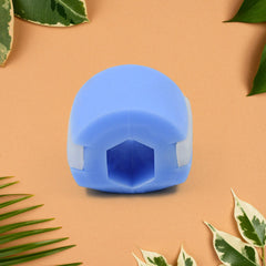 Side view of blue mouth exerciser