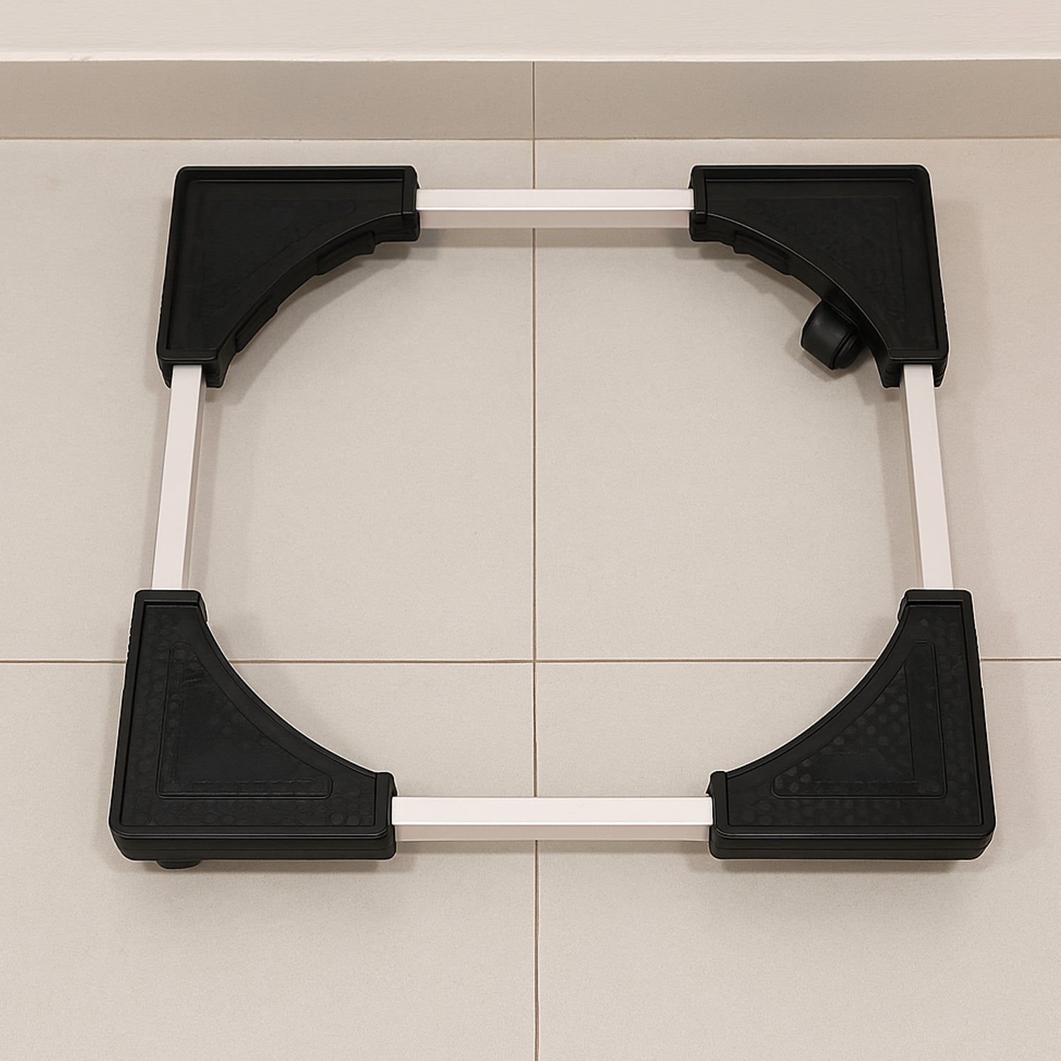 Adjustable Heavy-Duty Fridge and Washing Machine Stand Base Trolley