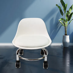 DeoDap Heavy Duty Round Rolling Stool - main