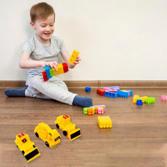 Kids engineering construction vehicle toy set, 6 pieces