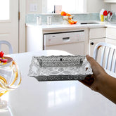 Decorative mukhwas and dry fruit serving tray with compartments