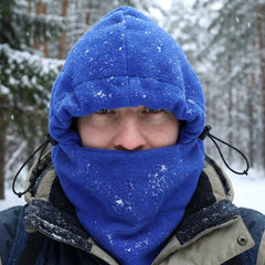 Winter Fleece Face Cover, Winter Cap (1 Pc)