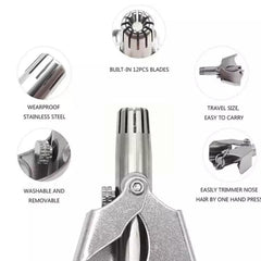 Close-up of ClipEase Pro nose hair trimmer