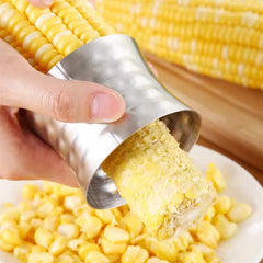 Corn peeler with ergonomic hand protector