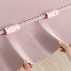 Bed sheet clip keeping bedding securely in place