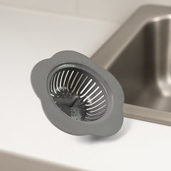 Reusable plastic sink strainer easy to clean