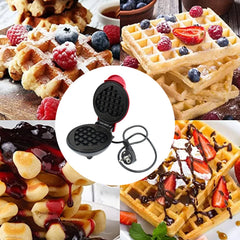 Mini Waffle Maker Compact Size in Kitchen