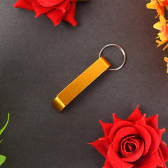 MetalGrip stainless steel keychain with smooth edges