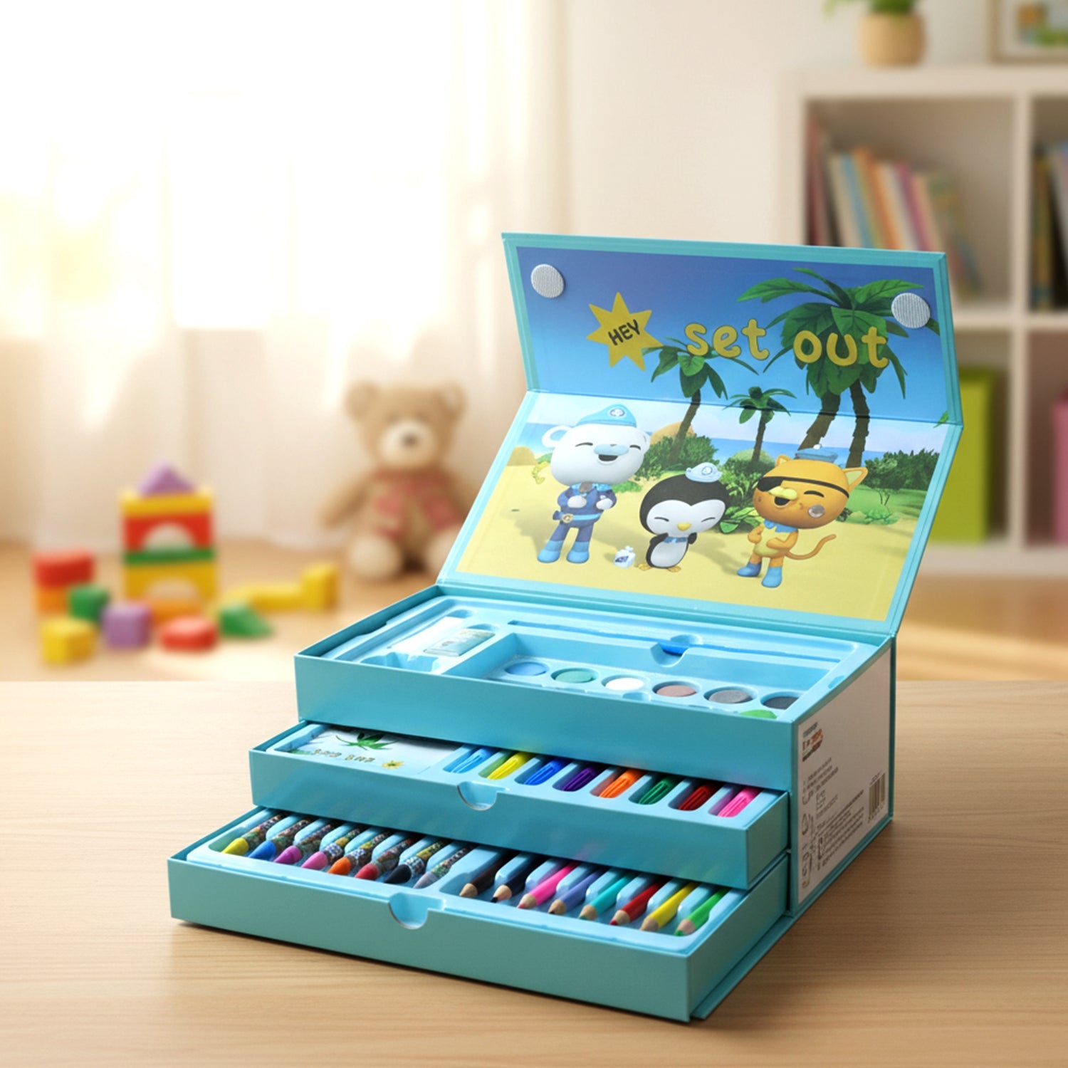 Craft Drawing Kit with multi-layer Art Box