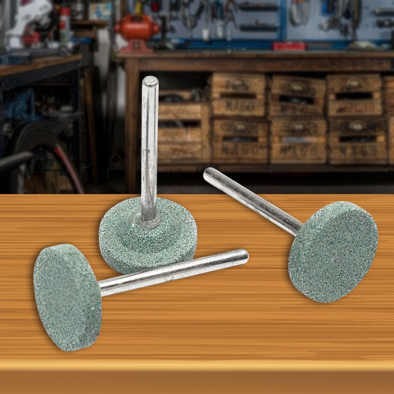 3-piece Grinding Head Mounted Stone abrasive rotary tool set