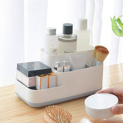 Office Desk Plastic Organizer Holder with Multiple Compartments