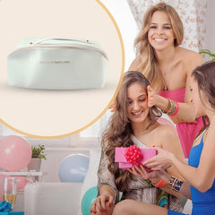Makeup carry case with internal compartments