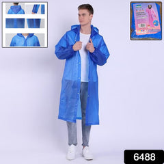 Student wearing outdoor waterproof raincoat
