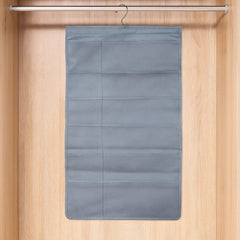 Hanging under garment organizer bag with multiple pockets