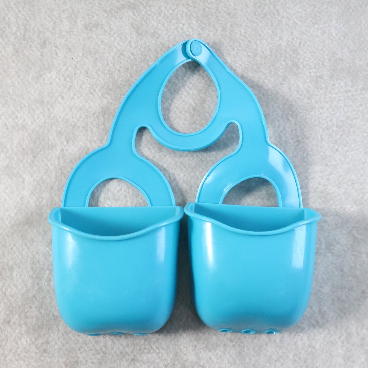 Double Layer Sink Hanging Storage Basket hung on faucet