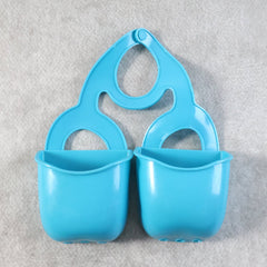 Double Layer Sink Hanging Storage Basket hung on faucet