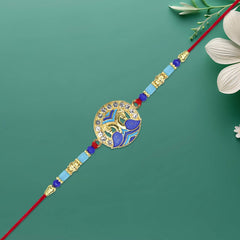 Peacock Feather Rakhi