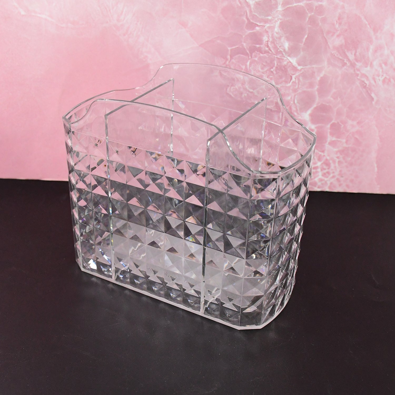 Apex Crysta Clear Multipurpose Organizer Holder with multiple compartments