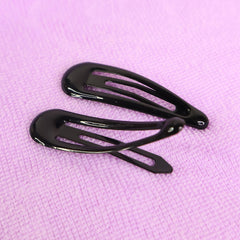 Hair clips displayed on white background showing colors