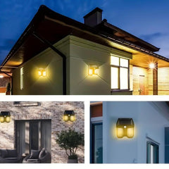Close-up of Solar Wall Lamp key features
