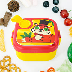 Ganesh Tangy Stainless Steel Lunch Box Open View