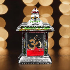 Durable Plastic Small Om Temple with intricate finish