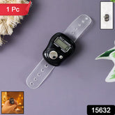 Digital finger tally counter with adjustable strap