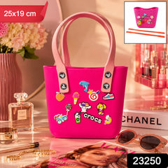 Crocs style handbag for women