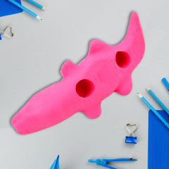 Pack of animal design erasers in bright colors