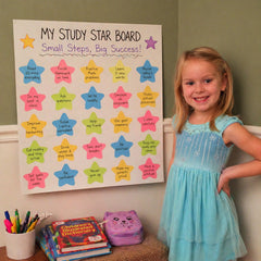 Oddy restickable star sticky notes pad