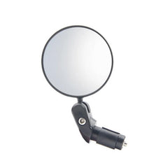 Foldable bike mirror rotated at different angles