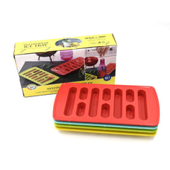 Side view of ice trays