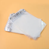Transparent self-adhesive courier polybag for secure packaging