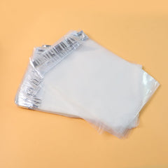 Transparent self-adhesive courier polybag for secure packaging