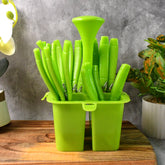Supermom 24-Piece Stainless Steel Cutlery Set with Holder