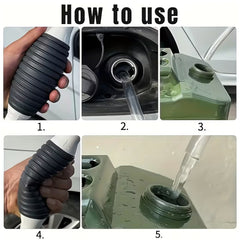 Complete manual liquid transfer pump set