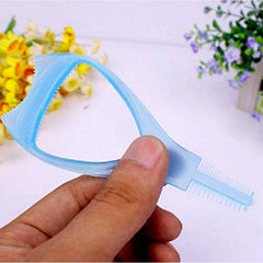 Plastic eyelash tool designed for delicate skin and easy cleaning