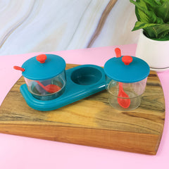 Transparent Storewell Multipurpose Spice Container Set