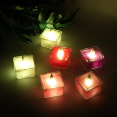LED Flameless Decorative Tealight Candles - (6 Pc / Set)
