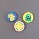 Cute Cartoon & Fruit Design Wall Door Stopper Bumper (1 Pc, Mix Design)