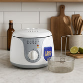 Orbit 1200W Electric Deep Fryer with Stainless Steel Body